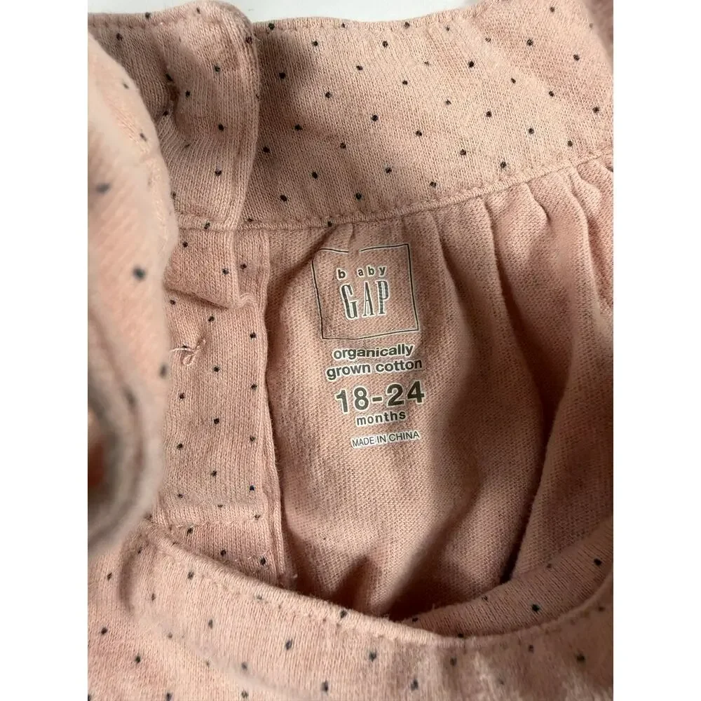 Baby Gap Organically Grown Cotton Dot Flutter Tank & Bloomers 18–24 Months